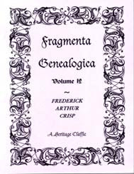 Fragmenta Genealogica: Volume 12