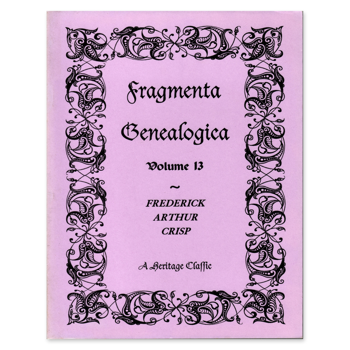Fragmenta Genealogica, Volume 13