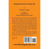 Reminiscences of Syracuse back cover