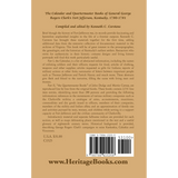 The Calendar and Quartermaster Books of General George Rogers Clark's Fort Jefferson, Kentucky, 1780-1781 back cover