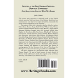 Sketches of the First Emigrant Settlers, Newton Township, Old Gloucester County, West New Jersey back cover