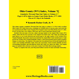Ohio County (West Virginia) Index, Volume 7C back cover