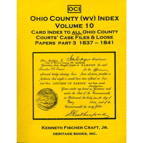 Ohio County (West Virginia) Index, Volume 10