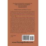 An Eight-Generation Genealogy of the Eatons of Salisbury and Haverhill, Massachusetts back cover