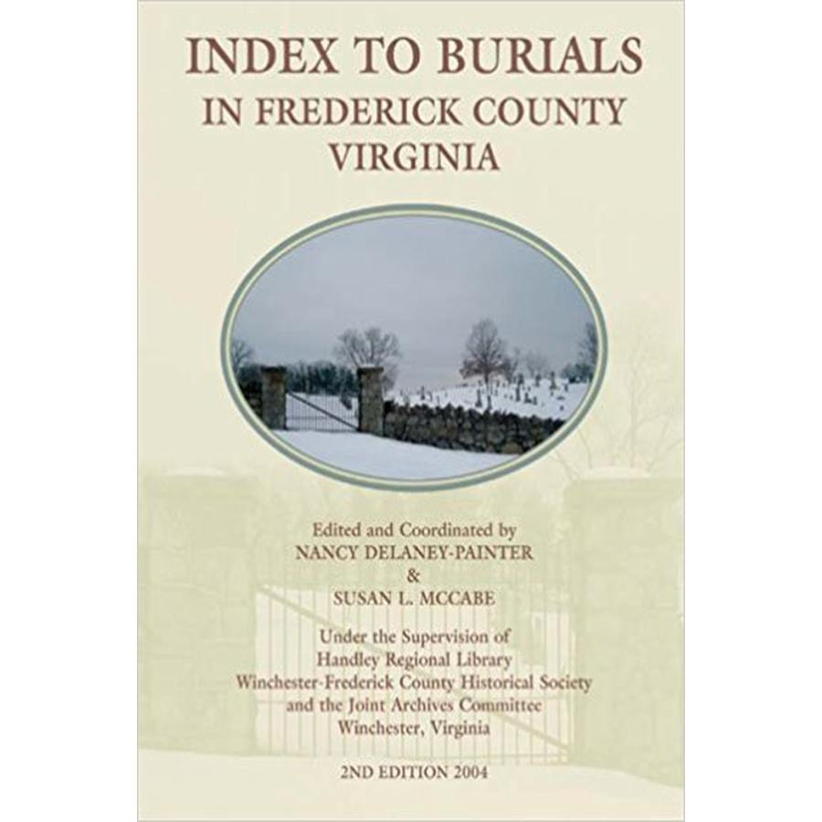 Index to Burials in Frederick County, Virginia