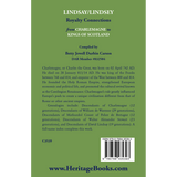 Lindsay/Lindsey Royalty Connections from Charlemagne to Kings of Scotland back cover