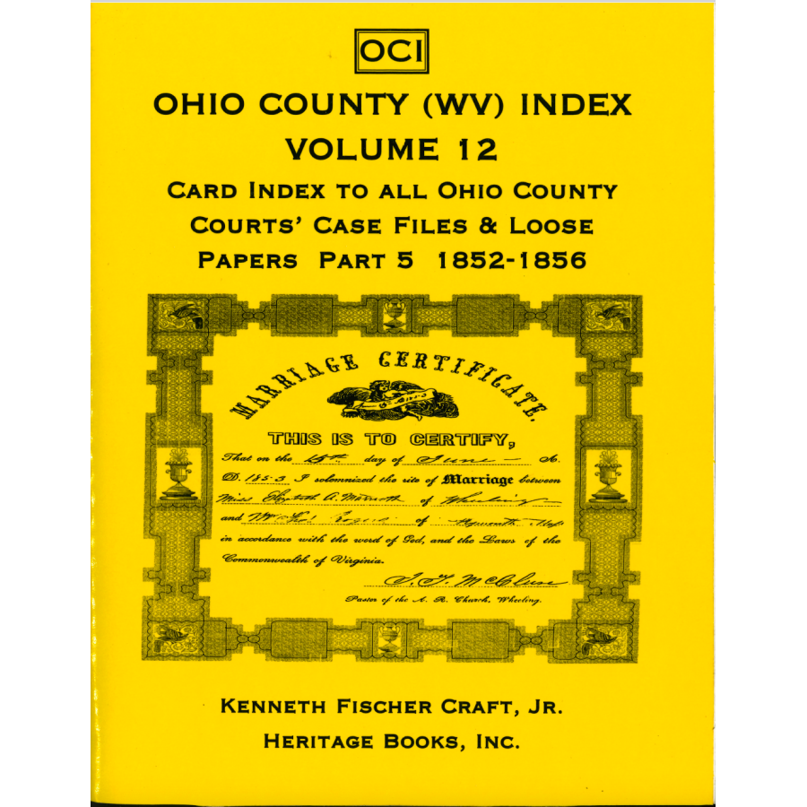 Ohio County (West Virginia) Index, Volume 12