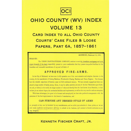 Ohio County (West Virginia) Index, Volume 13