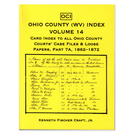 Ohio County (West Virginia) Index, Volume 14, part A
