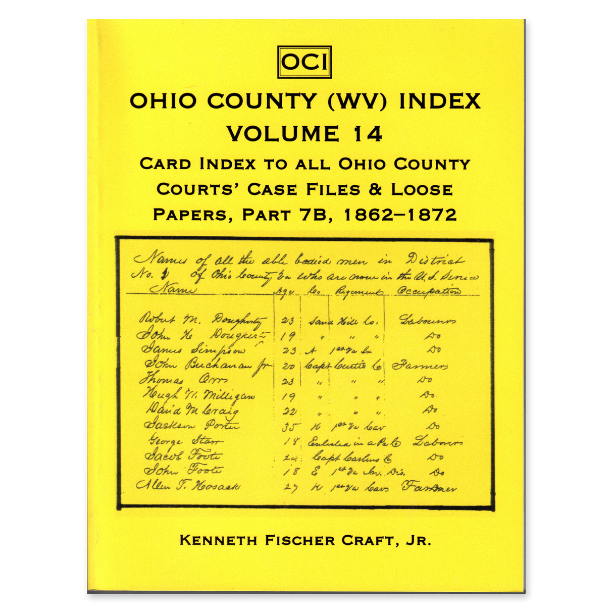 Ohio County (West Virginia) Index, Volume 14, part B