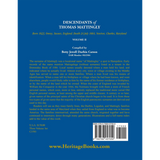 Descendants of Thomas Mattingly, Volume 2 back cover