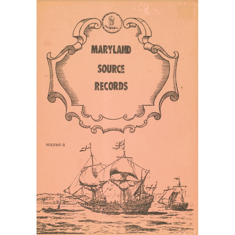Maryland Source Records, Volume II