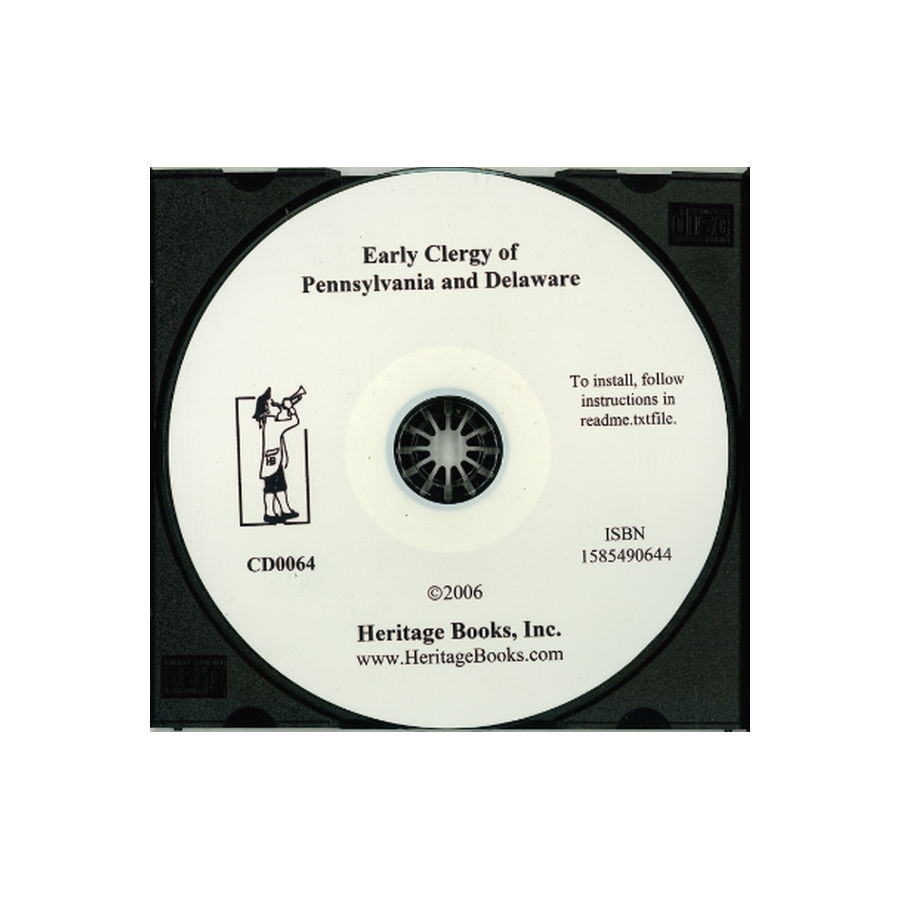 CD-Early Clergy of Pennsylvania and Delaware