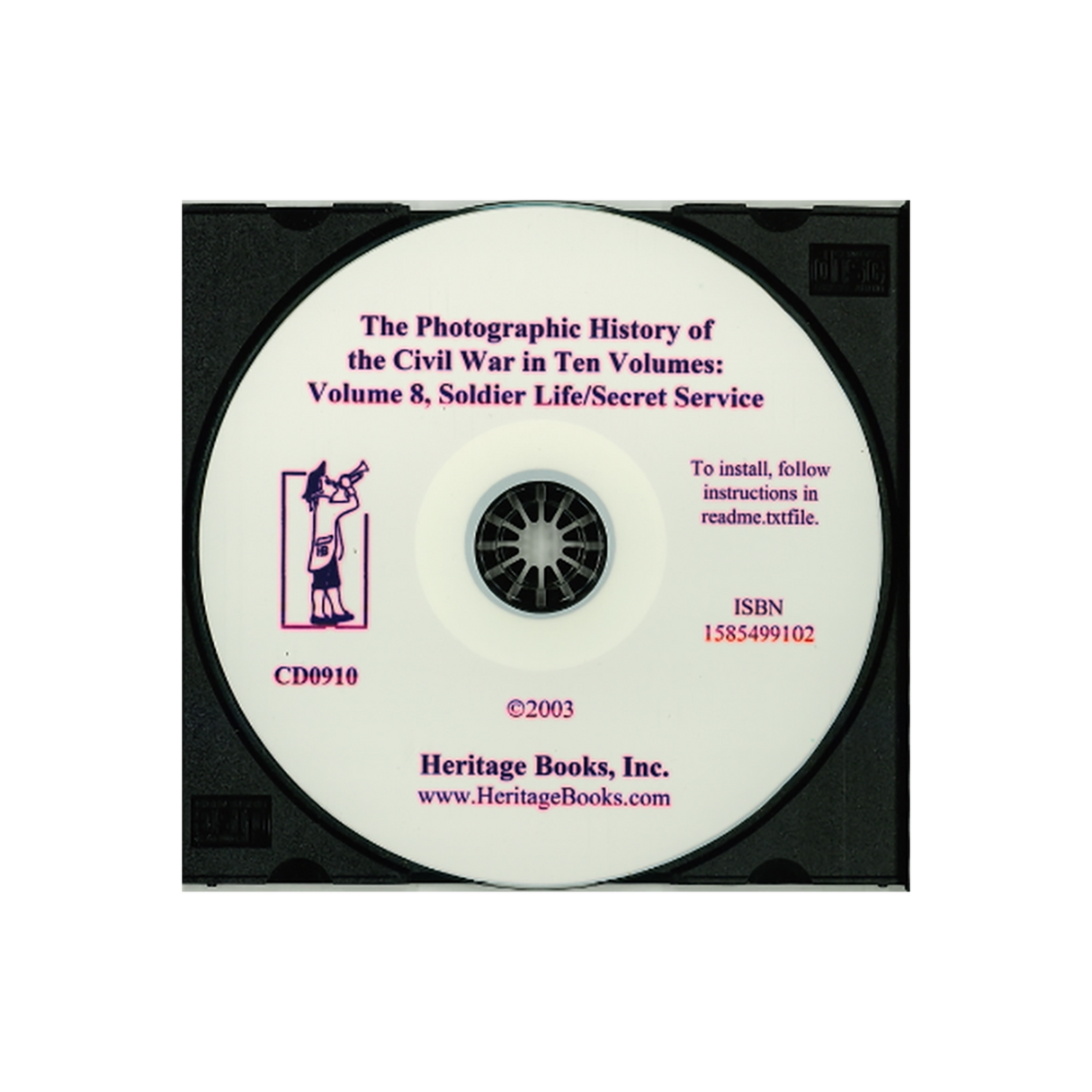 CD-The Photographic History of the Civil War in Ten Volumes, Volume 8: Soldier Life/Secret Service