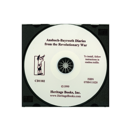 CD-Ansbach-Bayreuth Diaries from the Revolutionary War