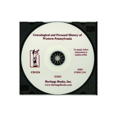 CD-Genealogical and Personal History of Western Pennsylvania