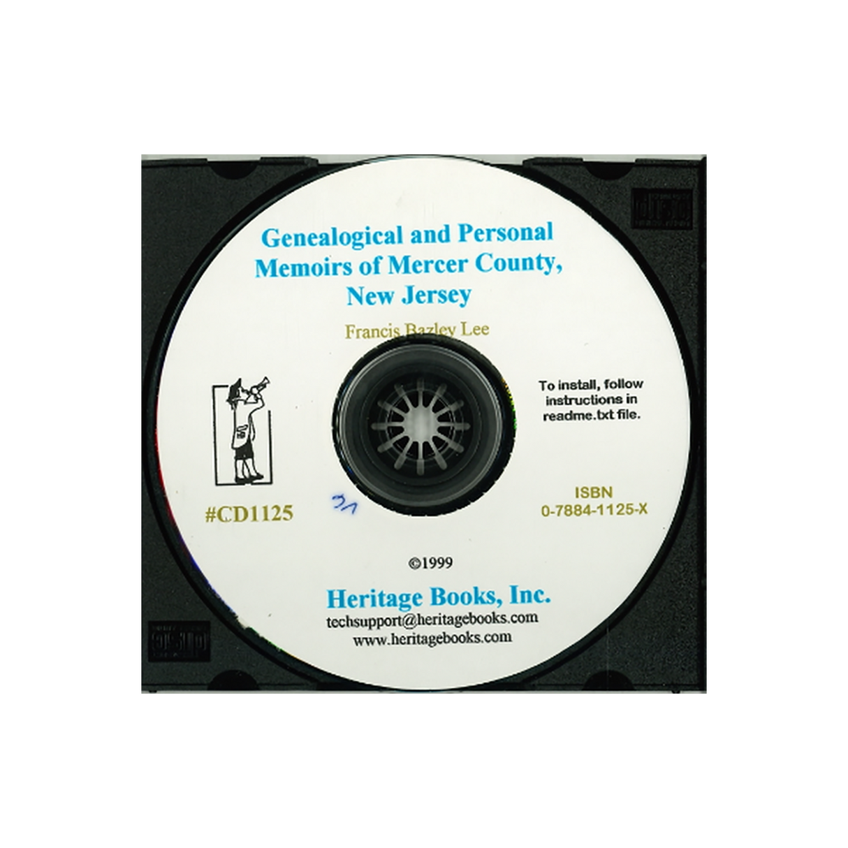 CD-Genealogical and Personal Memorial of Mercer County, New Jersey