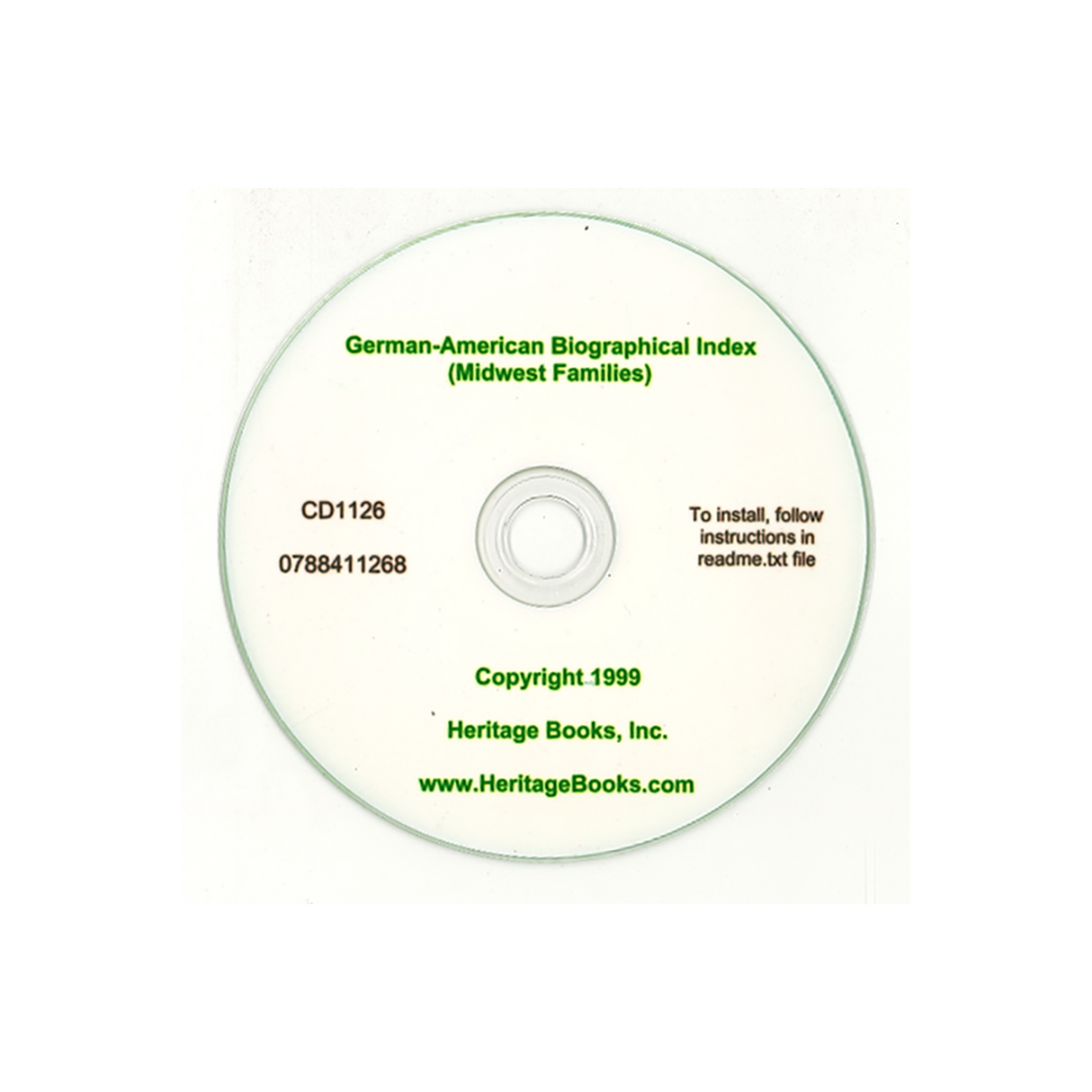 CD-German-American Biographical Index (Midwest Families)