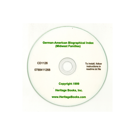 CD-German-American Biographical Index (Midwest Families)