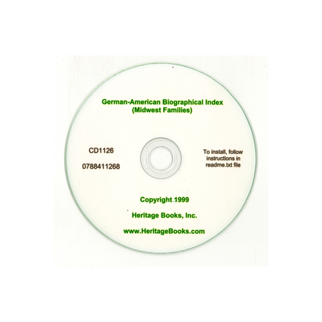 CD-German-American Biographical Index (Midwest Families)