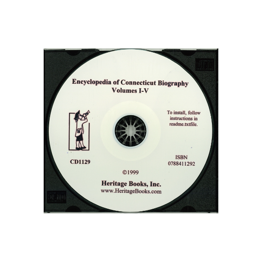 CD-Encyclopedia of Connecticut Biography, Volumes I-V
