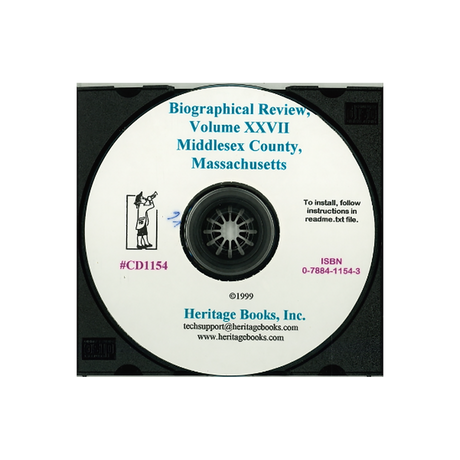CD-Biographical Review, Volume XXVII, Containing Life Sketches of Leading Citizens of Middlesex County, Massachusetts