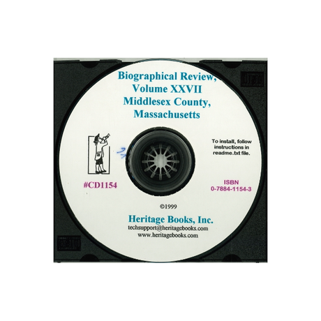 CD-Biographical Review, Volume XXVII, Containing Life Sketches of Leading Citizens of Middlesex County, Massachusetts