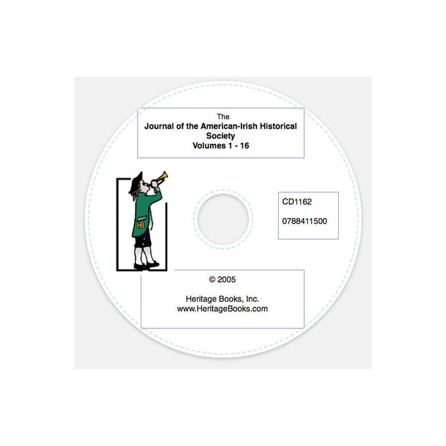 CD-The Journal of the American-Irish Historical Society, Volumes 1-16