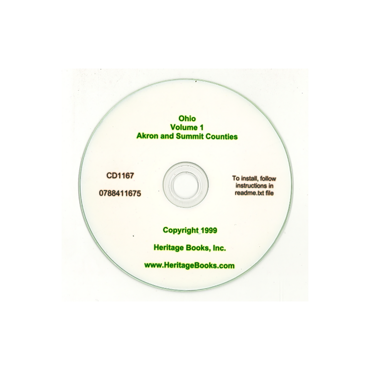 CD-Ohio, Volume 1, Akron and Summit Counties