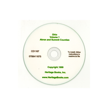 CD-Ohio, Volume 1, Akron and Summit Counties