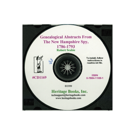 CD-Genealogical Abstracts from the "New Hampshire Spy", 1786-1793