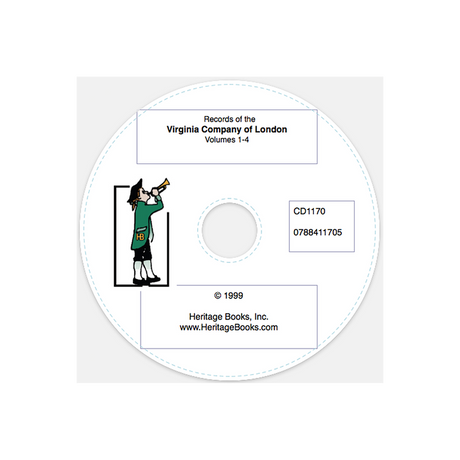 CD-The Records of the Virginia Company of London: Volumes 1-4