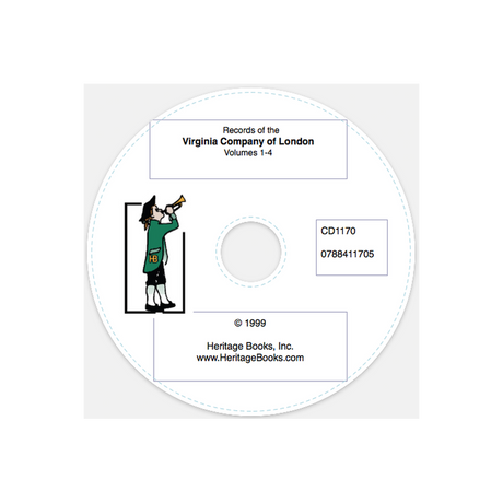 CD-The Records of the Virginia Company of London: Volumes 1-4