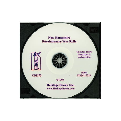 CD-New Hampshire Revolutionary War Rolls