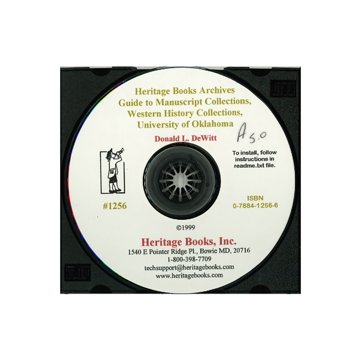 CD-Guide to Manuscript Collections, Western History Collections, University of Oklahoma