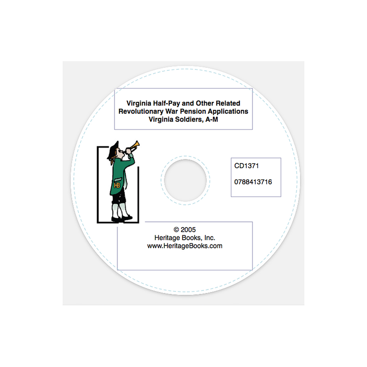 CD-Virginia Half-Pay and Other Related Revolutionary War Pension Applications Bundle, Disk 1