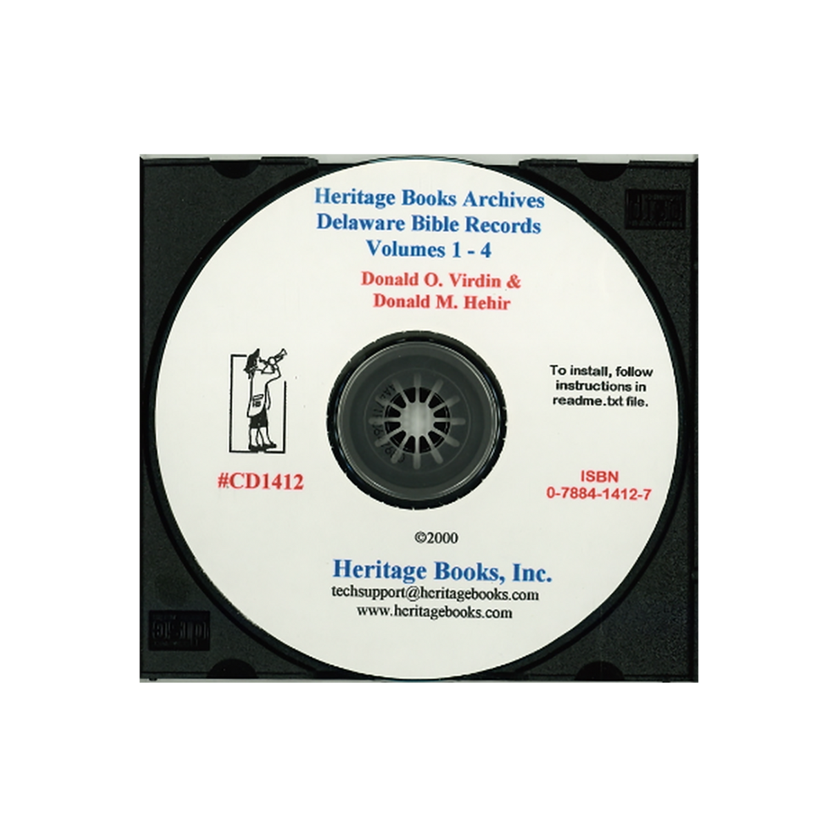 CD-Delaware Bible Records, Volumes 1-4