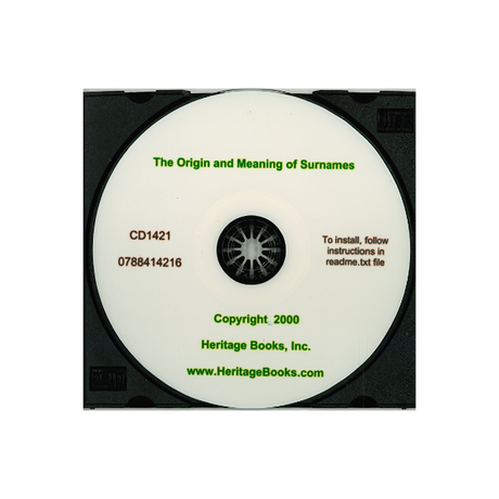 CD-The Origin and Meaning of Surnames