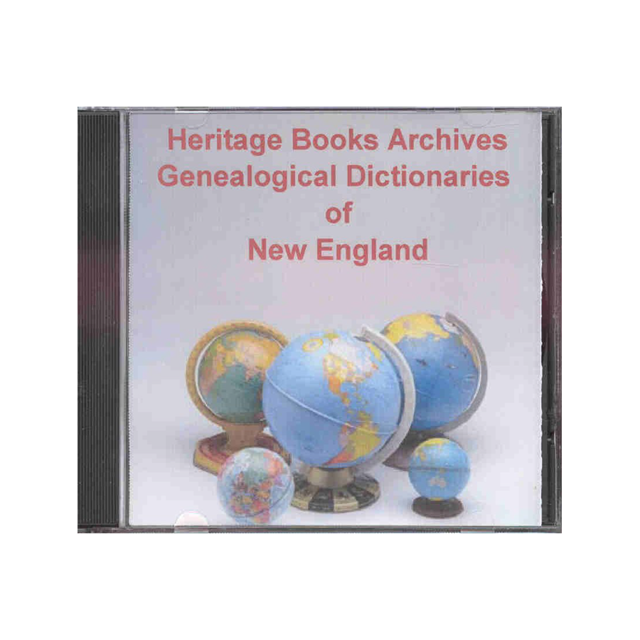 CD: Genealogical Dictionaries of New England