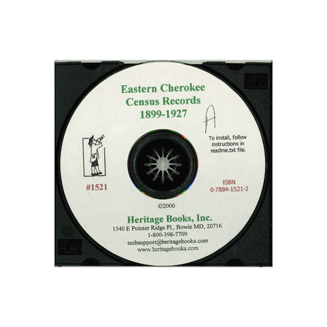 CD-Eastern Cherokee Census Records, 1899-1927
