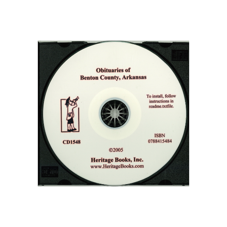 CD-Obituaries of Benton County, Arkansas