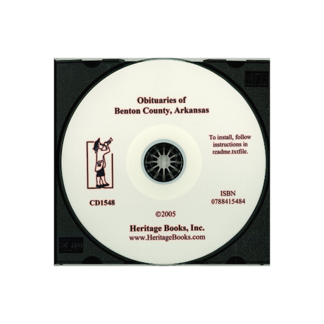 CD-Obituaries of Benton County, Arkansas