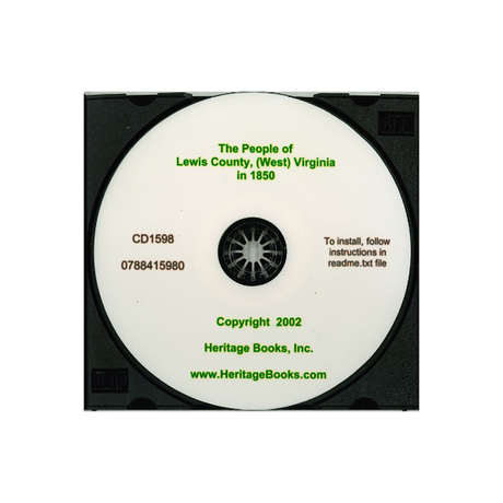 CD-The People of Lewis County, (West) Virginia in 1850