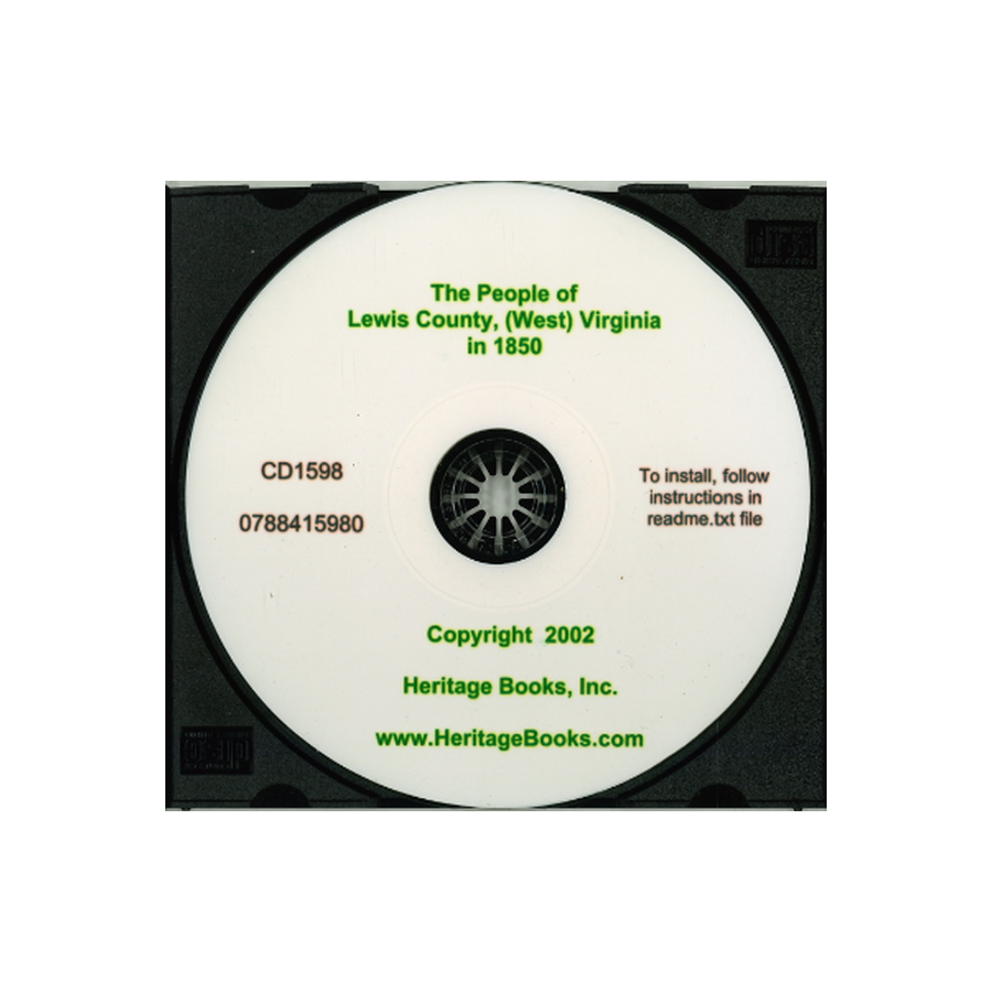 CD-The People of Lewis County, (West) Virginia in 1850