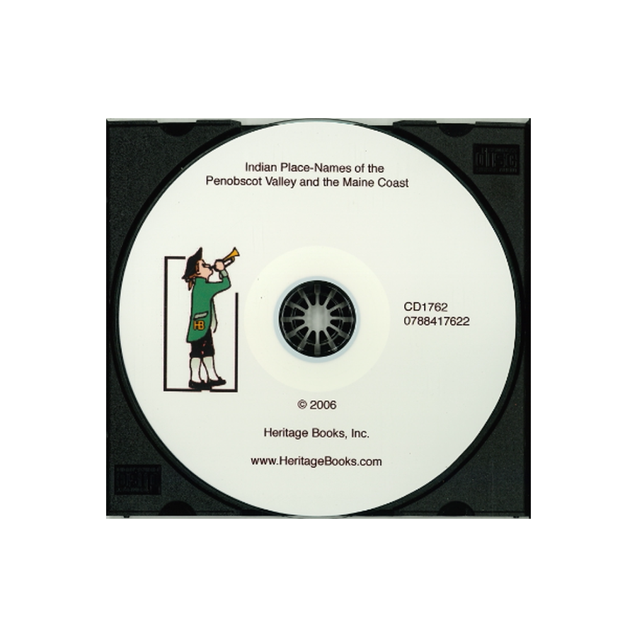 CD-Indian Place-Names of the Penobscot Valley and the Maine Coast