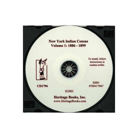 CD-New York Indian Censuses, Volume 1: 1886-1899