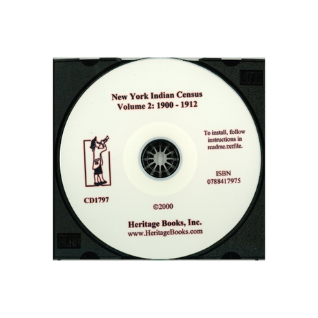 CD-New York Indian Censuses, Volume 2: 1900-1912