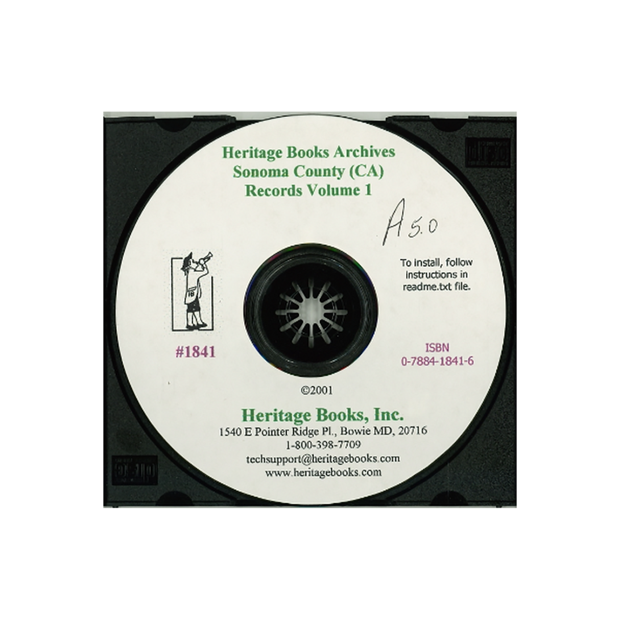 CD-Sonoma County [California] Records, Volume 1