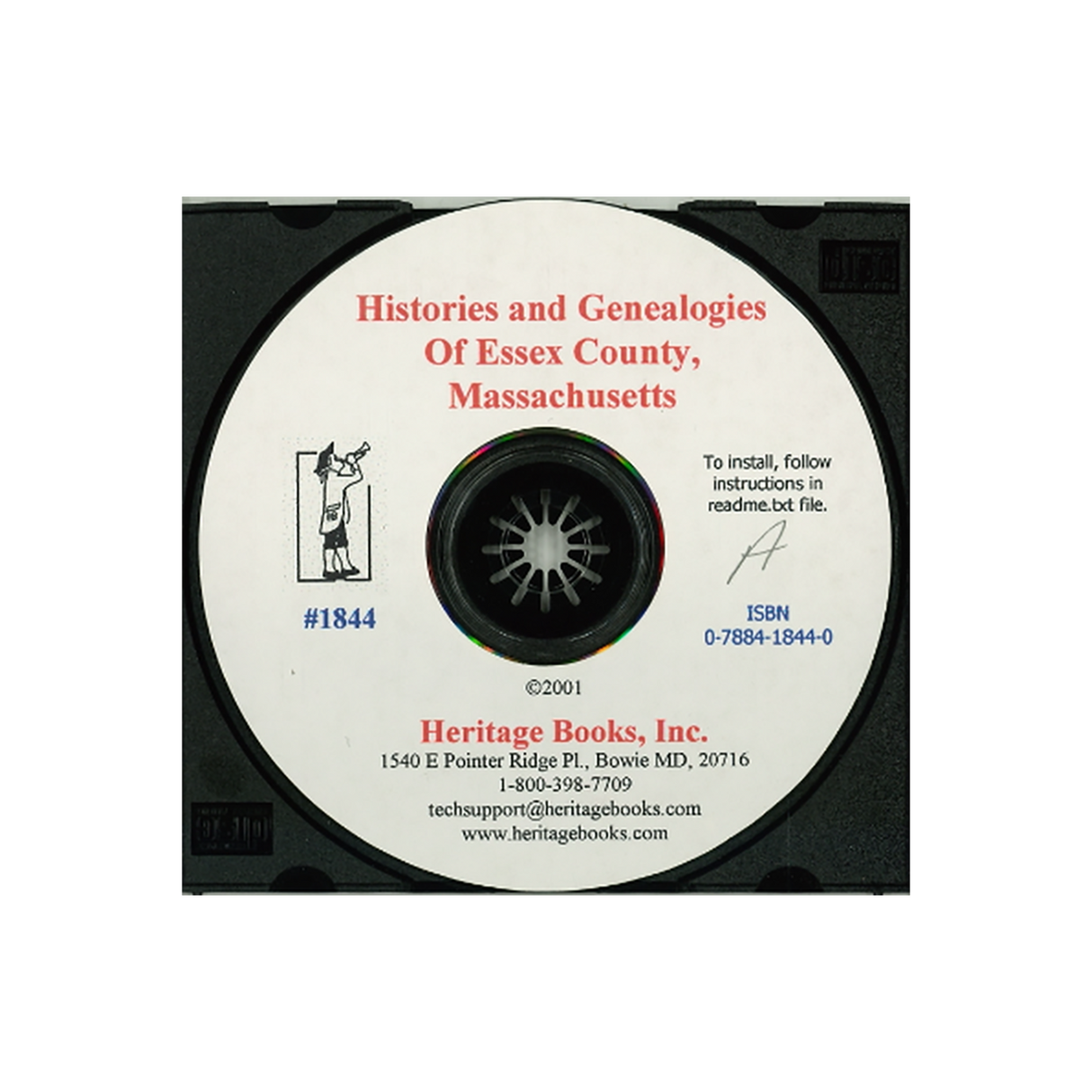 CD-Histories and Genealogies of Essex County, Massachusetts