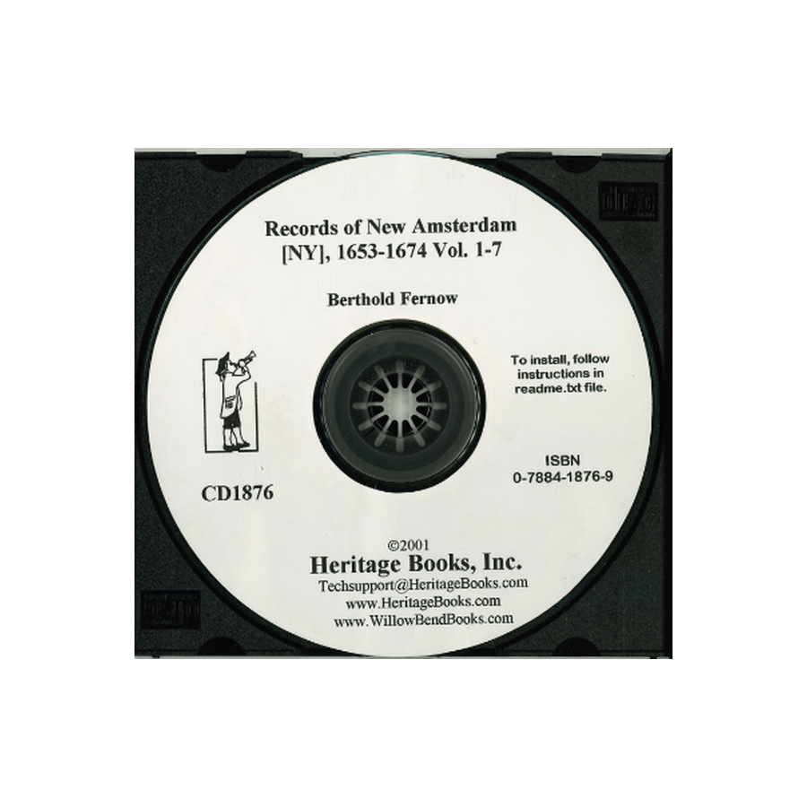 CD-Records of New Amsterdam [New York], 1653-1674, Volumes 1-7